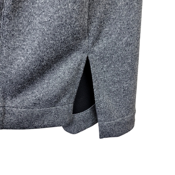 Duluth Trading Co True Masterfleece Cardigan Size XS Gray Open Front Thumbholes - Picture 9 of 11